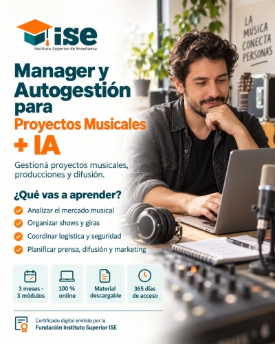 Manager y Autogestión para Proyectos Musicales + IA