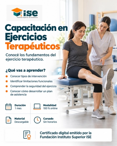 Capacitación en Ejercicios Terapéuticos
