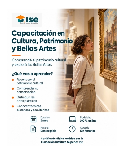Capacitación en Cultura, Patrimonio y Bellas Artes
