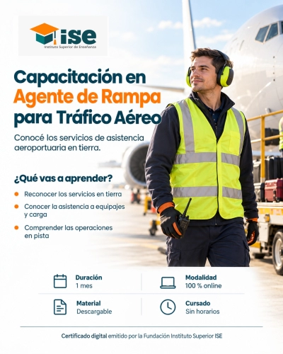 Capacitación en Agente de Rampa para Tráfico Aéreo