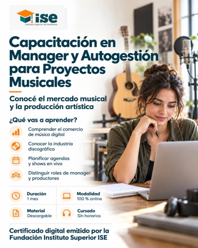 Capacitación en Manager y Autogestión para Proyectos Musicales
